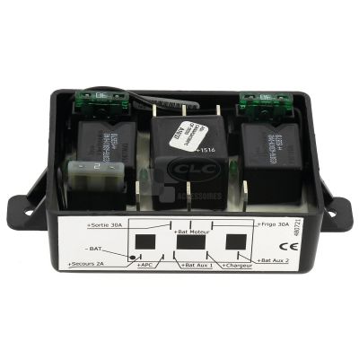 3 batteries PWM avec sécurité